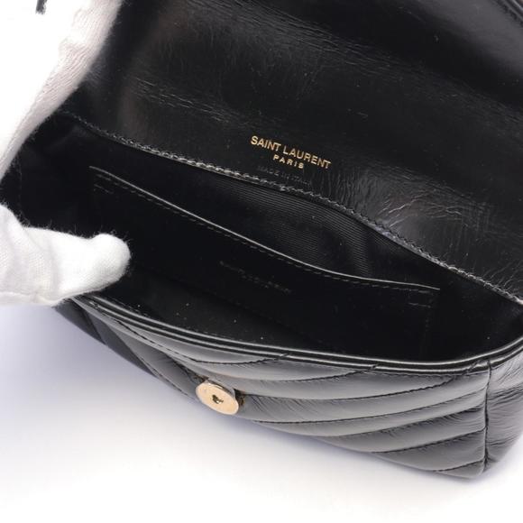 SAINT LAURENT Paris College Handbag Black Leather 779430DZH071000 - Picture 4 of 6